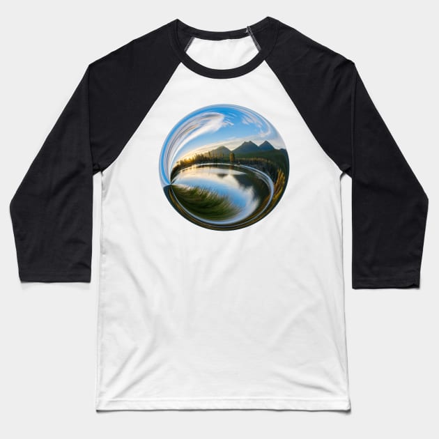Nature Globe Baseball T-Shirt by Winterplay